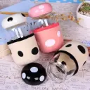 Bolicha Mushroom Glass Cups (10 Pieces)